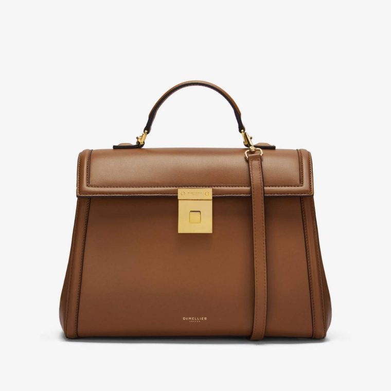 Crossbody Bags The Midi Paris Demellier Tan Smooth Women