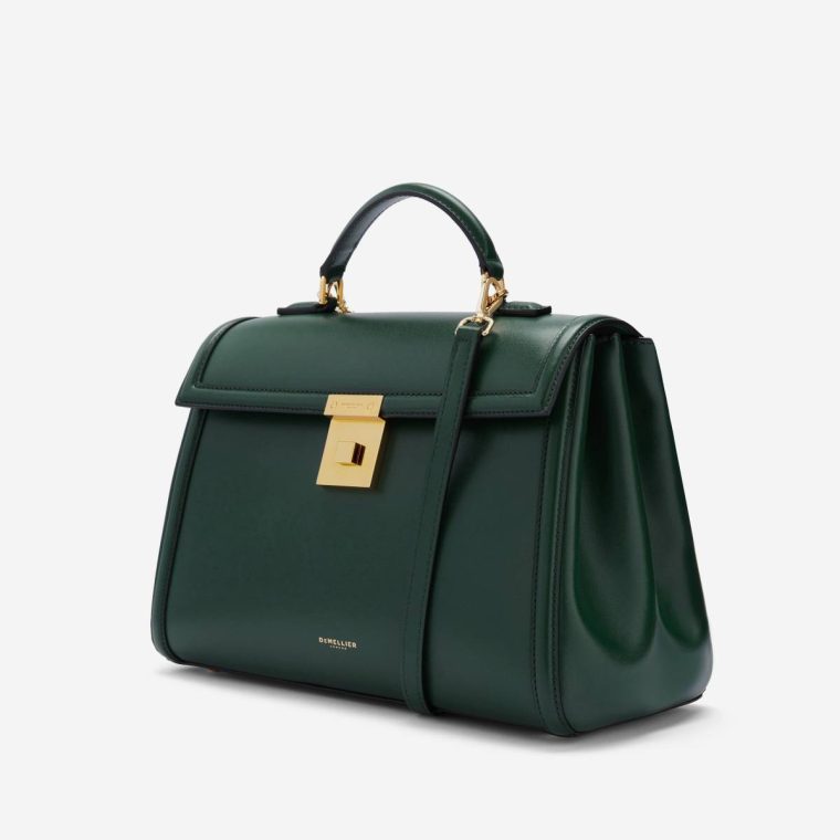 Crossbody Bags The Midi Paris Women Forest Green Smooth Demellier - Image 2