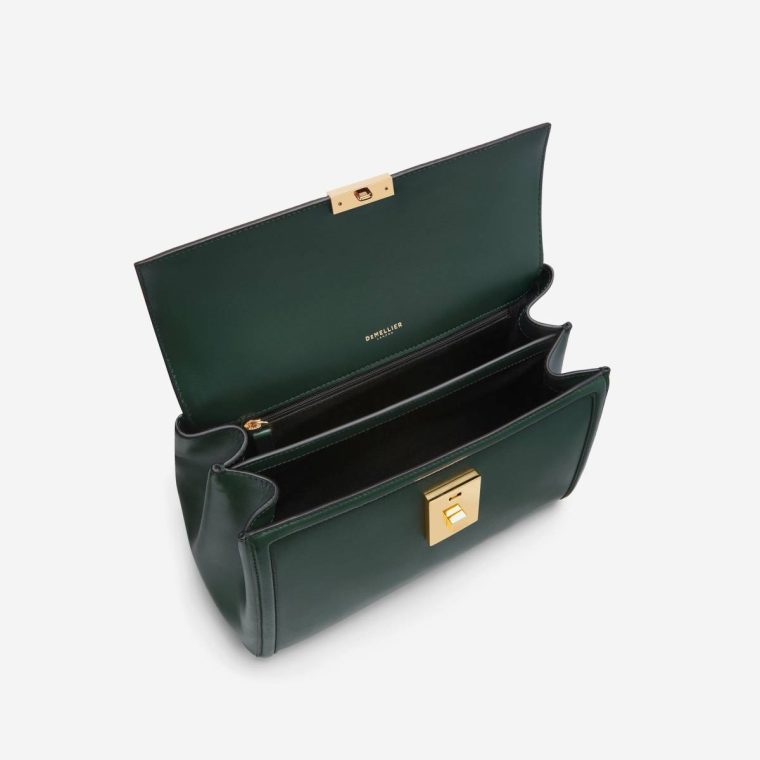 Crossbody Bags The Midi Paris Women Forest Green Smooth Demellier - Image 4