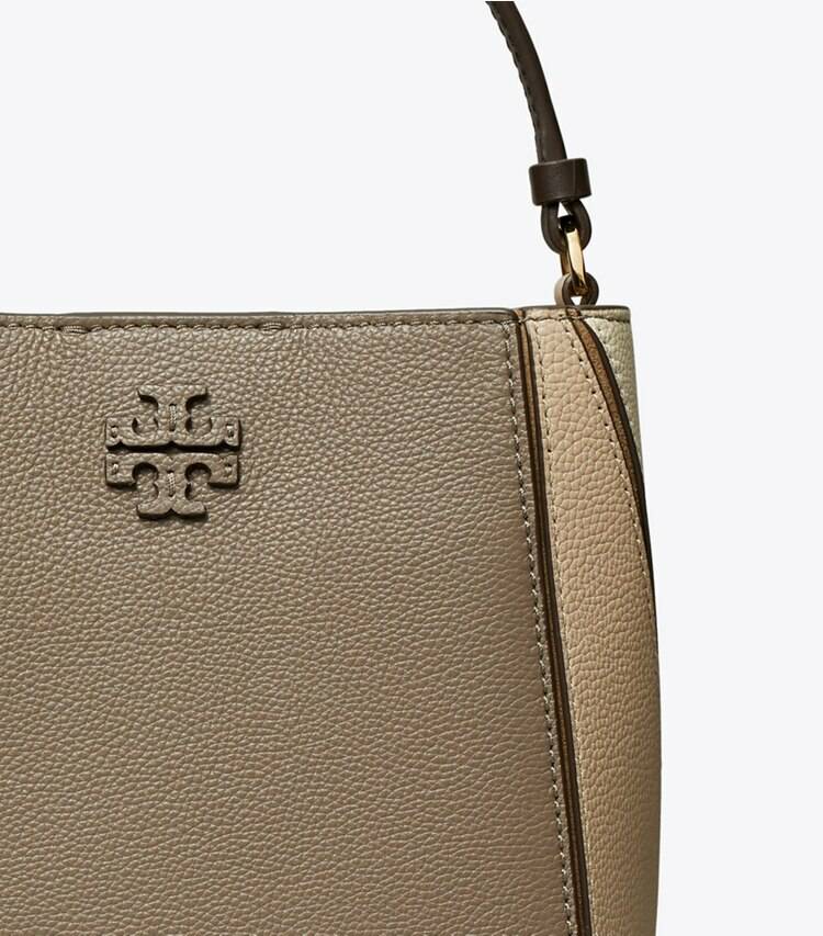 Crossbody Bags Tory Burch Small Mcgraw Colorblock Bucket Bag Women Wild Mushroom Multi - Image 3