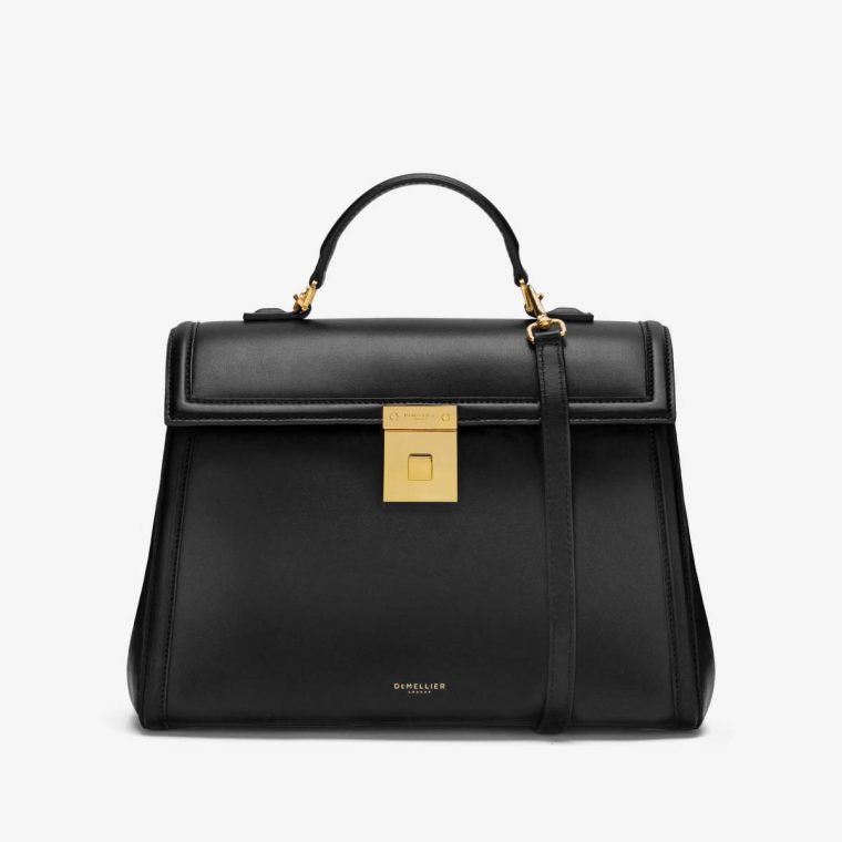 Crossbody Bags Women Demellier Black Smooth The Midi Paris