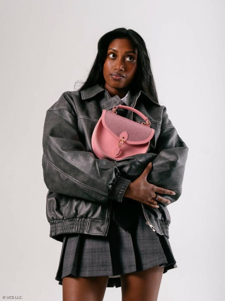 Crossbody Cambridge Satchel Women The Isla - Popular Pink Celtic With Pink Glitter - Image 2