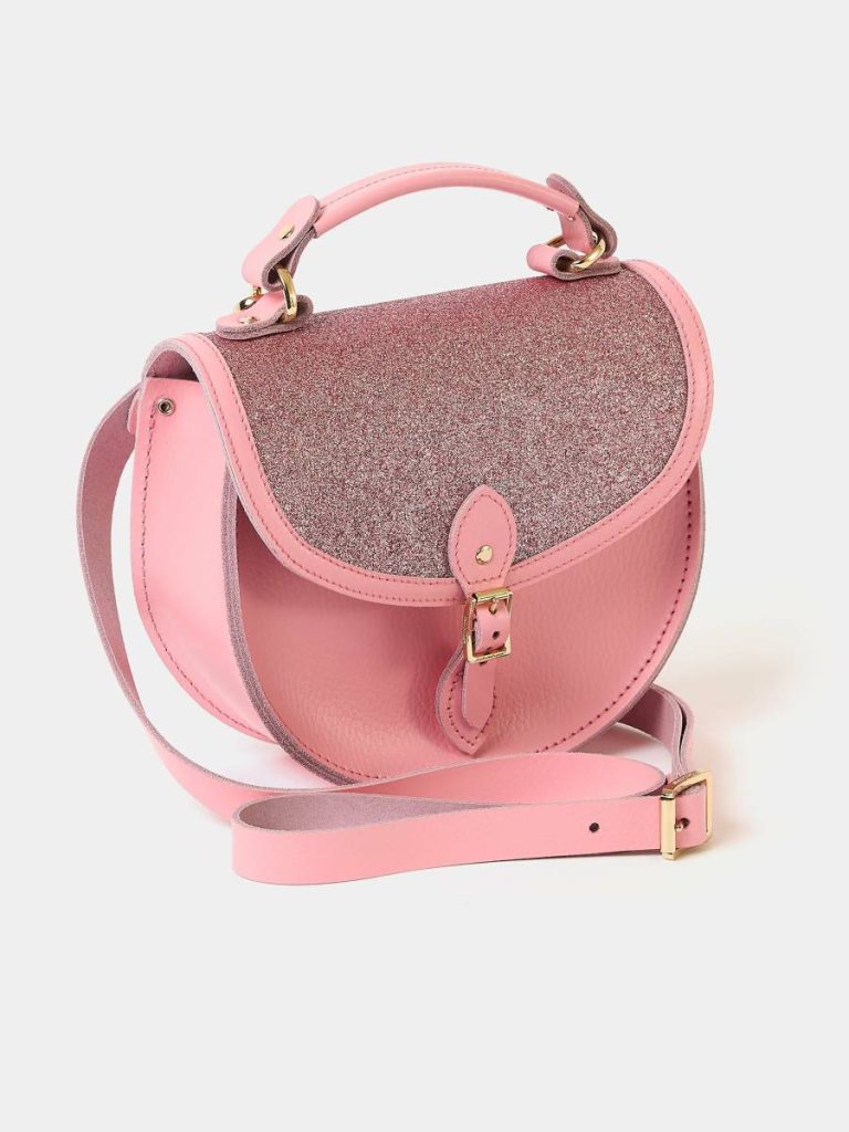 Crossbody Cambridge Satchel Women The Isla - Popular Pink Celtic With Pink Glitter - Image 4