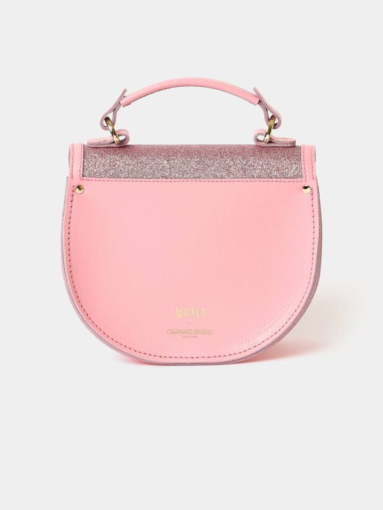 Crossbody Cambridge Satchel Women The Isla - Popular Pink Celtic With Pink Glitter - Image 5