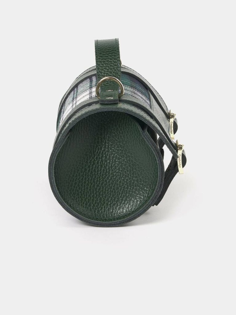 Crossbody The Mini Bowls Bag - Racing Green Celtic Grain & Campbell Tartan Women Cambridge Satchel - Image 5