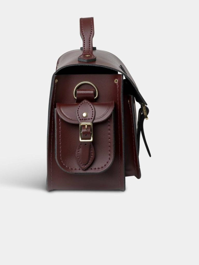 Crossbody The Traveller -Oxblood Women Cambridge Satchel - Image 4