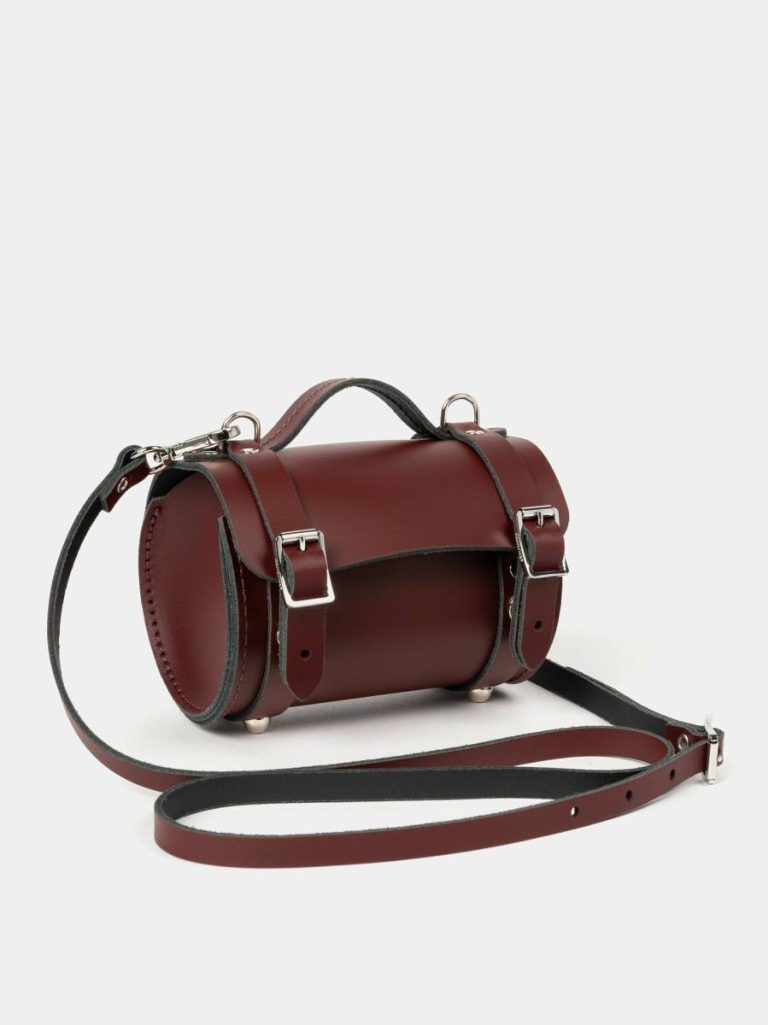 Crossbody Women Cambridge Satchel The Micro Bowls Bag - Oxblood - Image 2