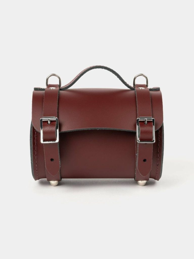 Crossbody Women Cambridge Satchel The Micro Bowls Bag - Oxblood
