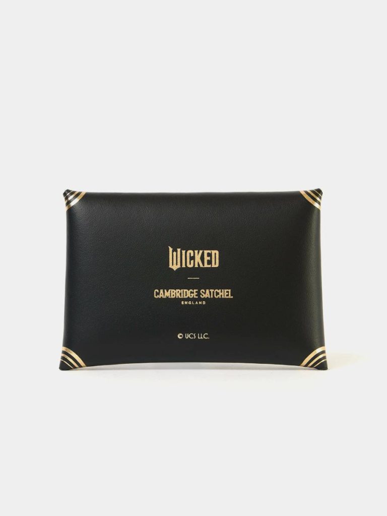 Crossbody Women Cambridge Satchel The Mini Purse - Black With Gold Foiling - Image 2