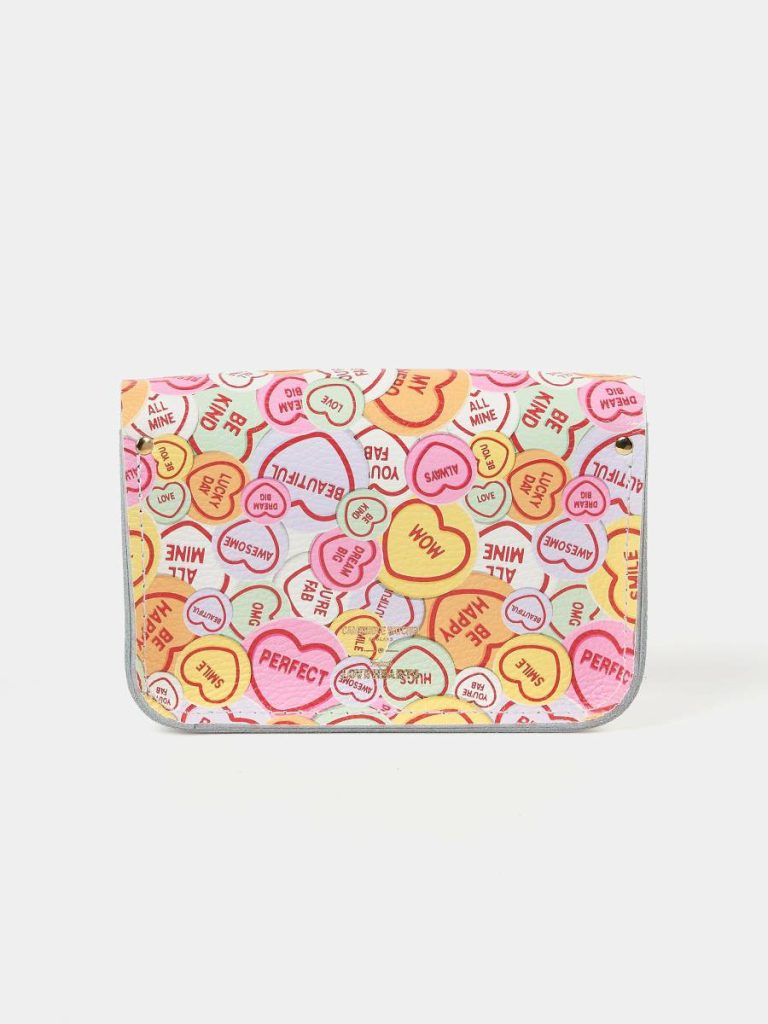 Crossbody Women The Little One - Love Hearts Print Cambridge Satchel - Image 3