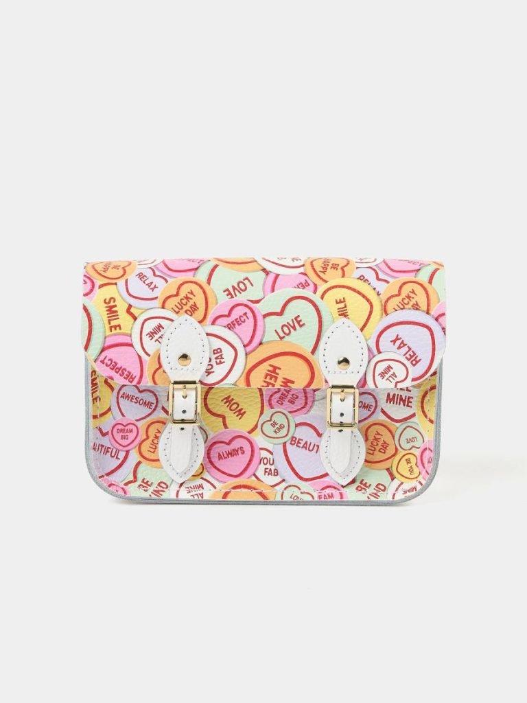 Crossbody Women The Little One - Love Hearts Print Cambridge Satchel