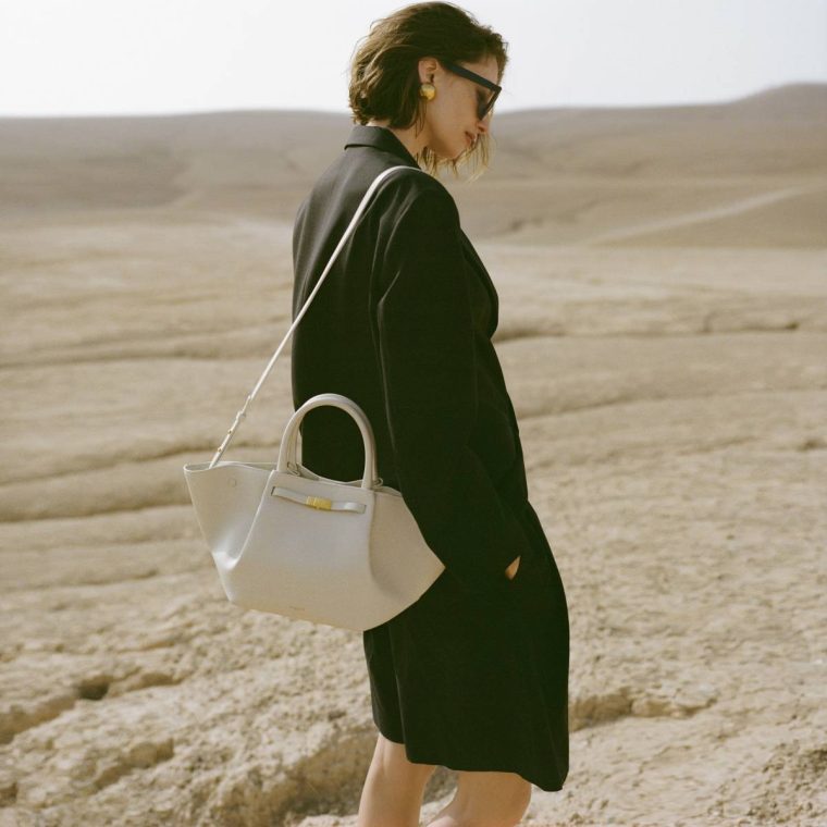 Demellier Crossbody Bags Off-White Small Grain The Midi New York Women - Image 2