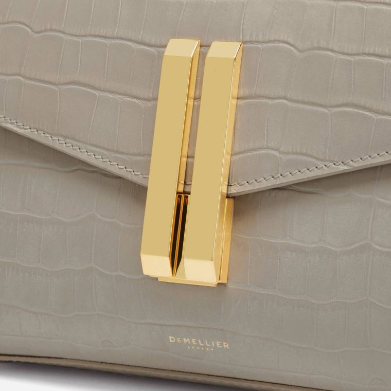 Demellier Crossbody Bags Taupe Croc-Effect The Midi Montreal Women - Image 5