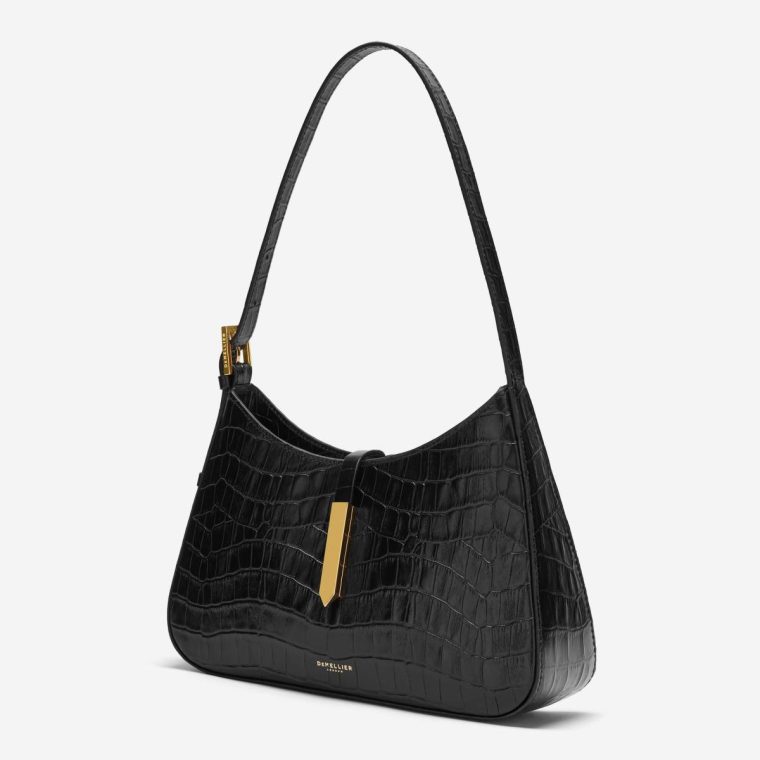 Demellier Shoulder Bags The Tokyo Women Black Croc-Effect - Image 2