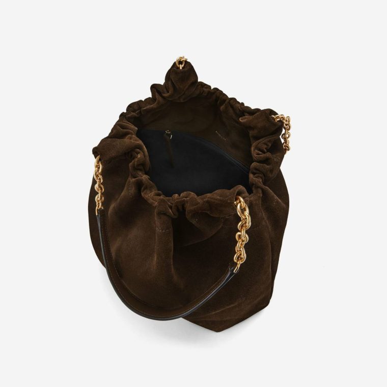 Demellier The Miami Women Mocha Suede & Mocha Smooth Shoulder Bags - Image 5