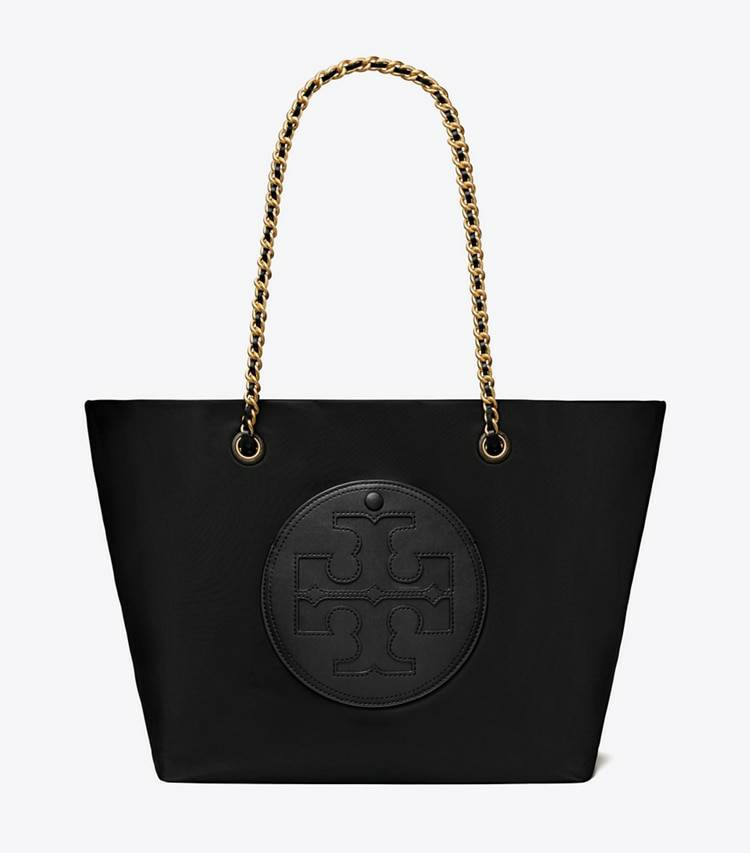 Ella Chain Tote Women Black Tory Burch Tote Bags - Image 3