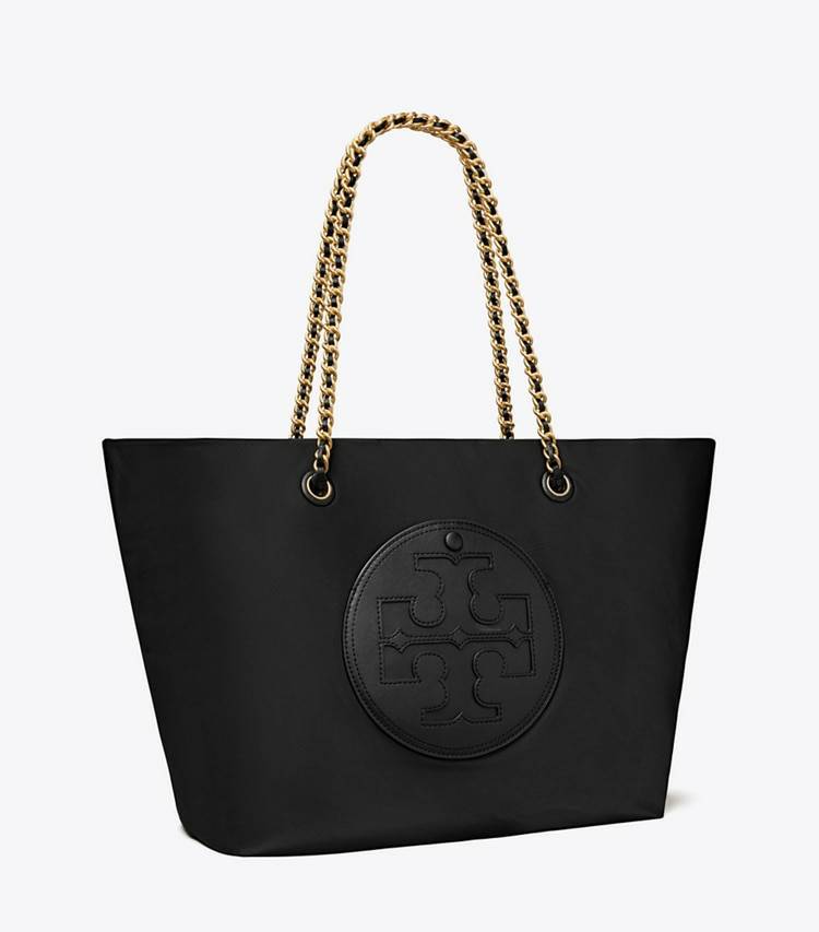 Ella Chain Tote Women Black Tory Burch Tote Bags