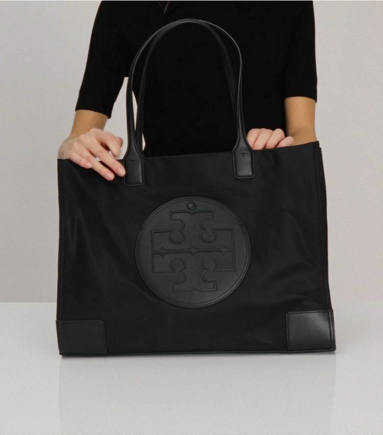 Ella Printed Tote Bag Women Neutral Tulip Swirl Tory Burch Tote Bags - Image 2