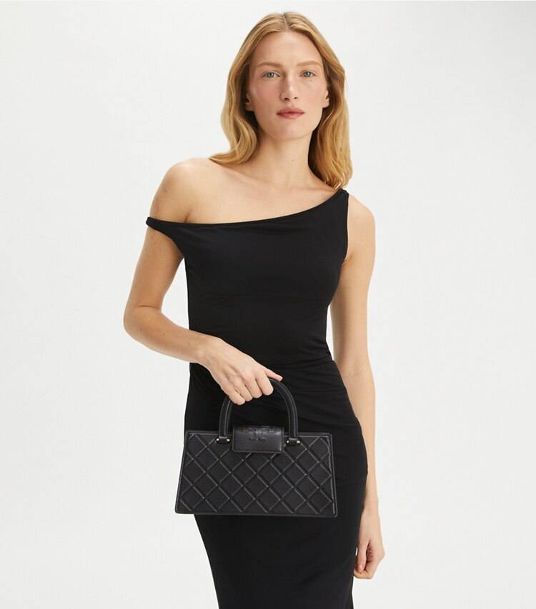 Fleming East-West Tote Tory Burch Satchels Black Women - Image 3