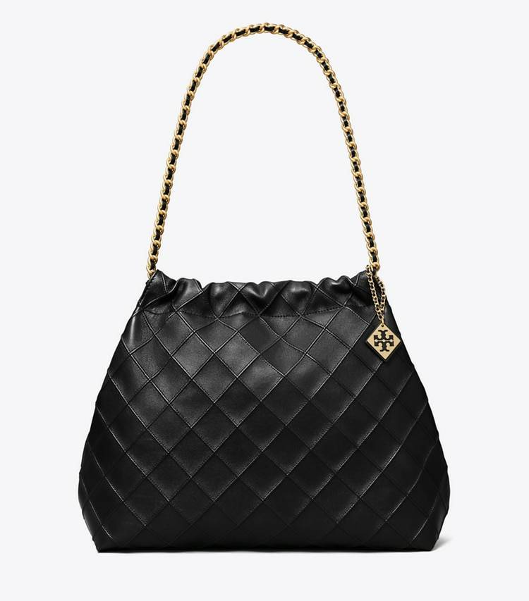 Fleming Soft Hobo Bag Women Black Tory Burch Hobo Bags - Image 3