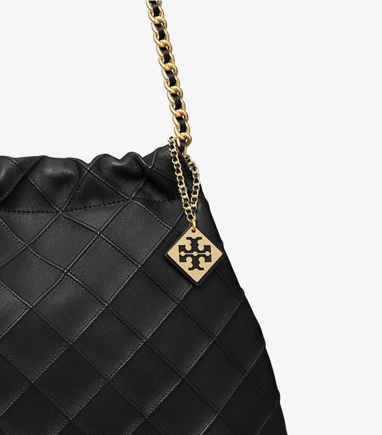 Fleming Soft Hobo Bag Women Black Tory Burch Hobo Bags - Image 4