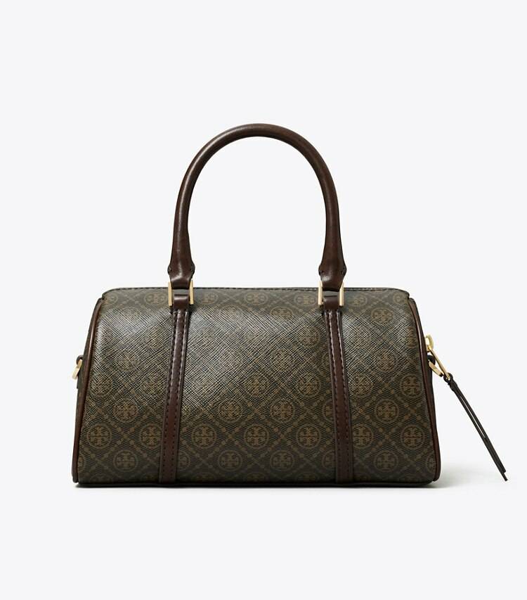 French Press Women T Monogram Coated Canvas Petite Barrel Bag Crossbody Bags Tory Burch - Image 4