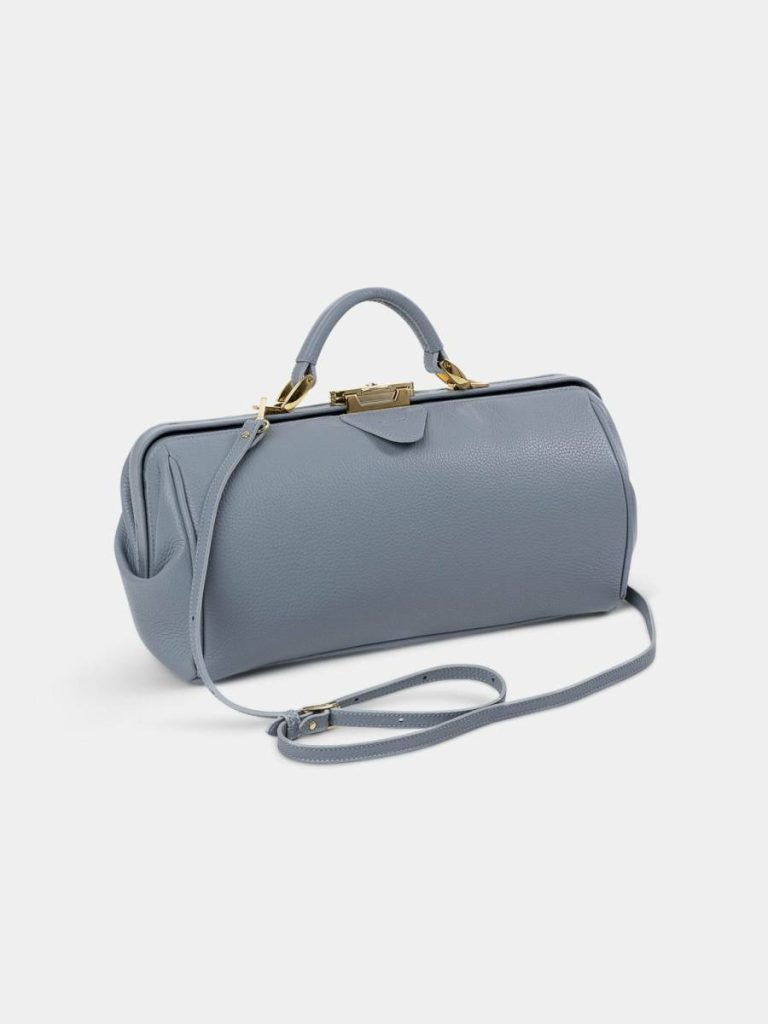 Handbags Cambridge Satchel Women The Doctor's Bag -French Grey Calf Grain - Image 2