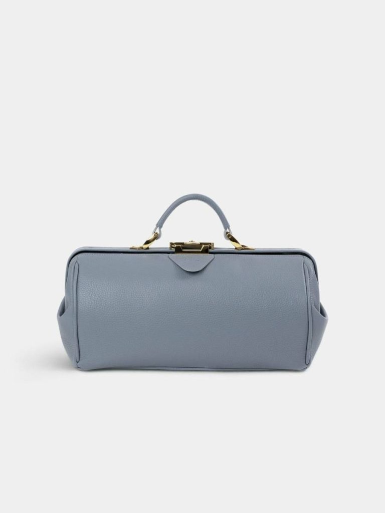 Handbags Cambridge Satchel Women The Doctor's Bag -French Grey Calf Grain