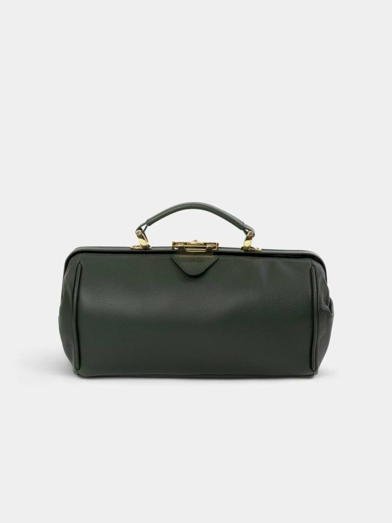 Handbags Women Cambridge Satchel The Doctor's Bag -Ivy Calf Grain