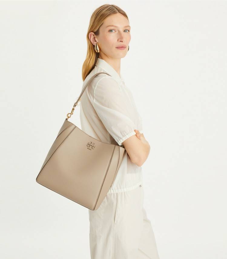 Hobo Bags Fresh Clay Tory Burch Women Mcgraw Bucket Bag - Image 2