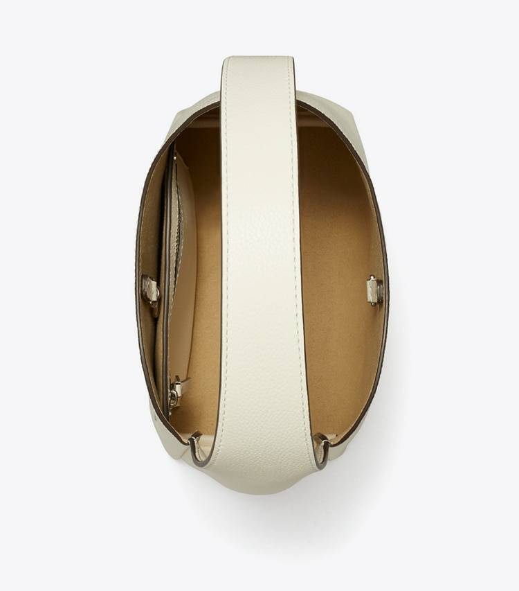 Hobo Bags Women Light Cream Tory Burch Small Romy Hobo Bag - Image 5