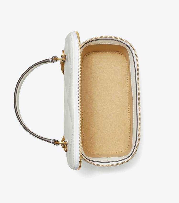 Kira Diamond Quilt Vanity Case Tory Burch Blanc Women Mini Bags - Image 5