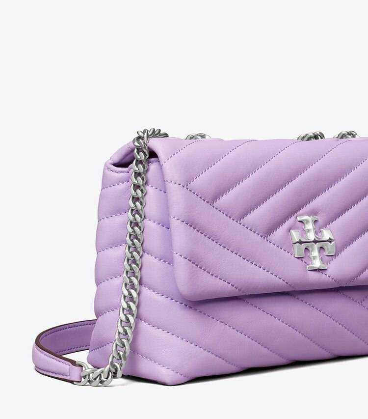 Lavender Cloud Shoulder Bags Tory Burch Small Kira Chevron Convertible Shoulder Bag Women - Image 3