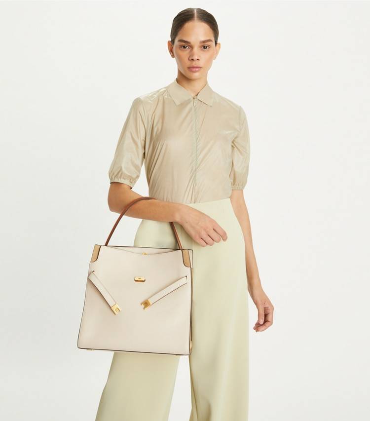 Lee Radziwill Double Bag Tory Burch New Cream Women Satchels - Image 2