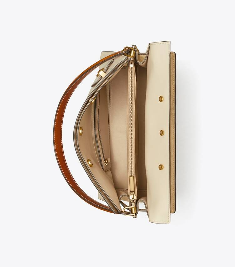 Lee Radziwill Double Bag Tory Burch New Cream Women Satchels - Image 5