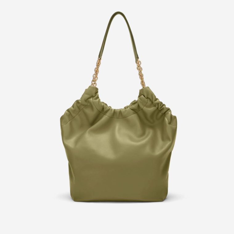 Light Olive Smooth Demellier Women The Miami Shoulder Bags - Image 3