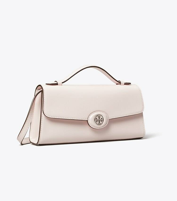 Mini Bags Powder Pink Mini Robinson Spazzolato Top-Handle Bag Women Tory Burch