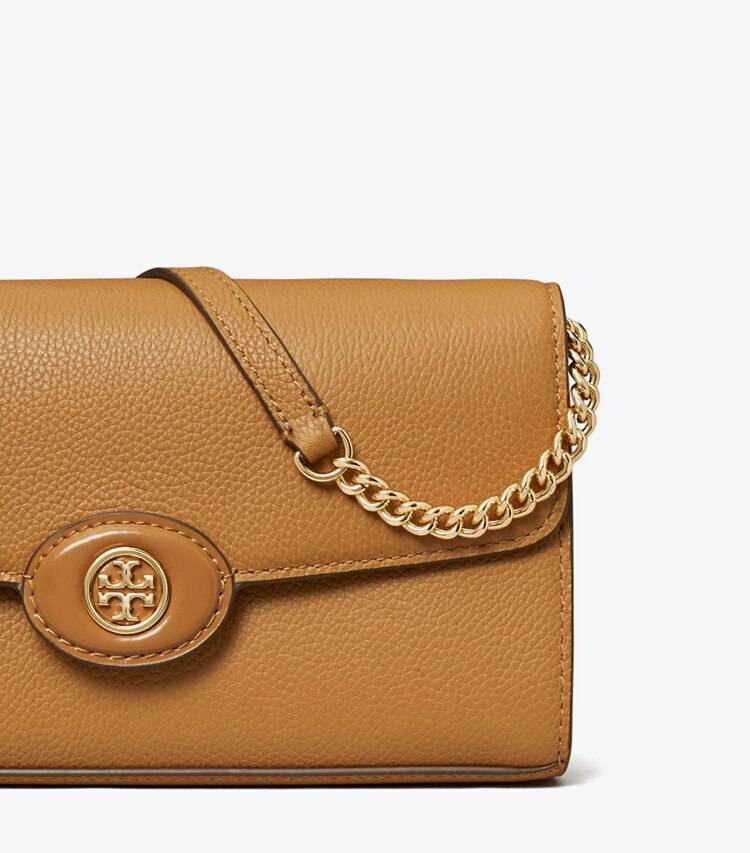 Mini Bags Women Tiramisu Tory Burch Robinson Pebbled Chain Wallet - Image 4