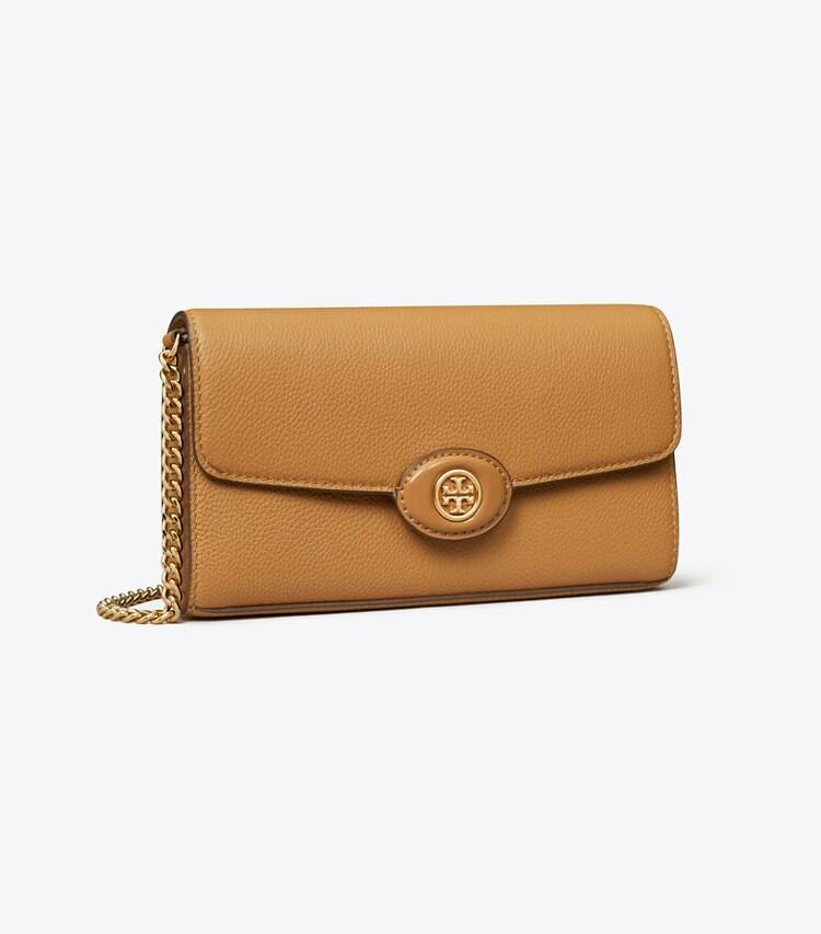 Mini Bags Women Tiramisu Tory Burch Robinson Pebbled Chain Wallet