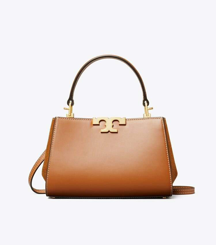 Mini Eleanor Satchel Crossbody Bags Tory Burch Women Malt Whiskey - Image 4