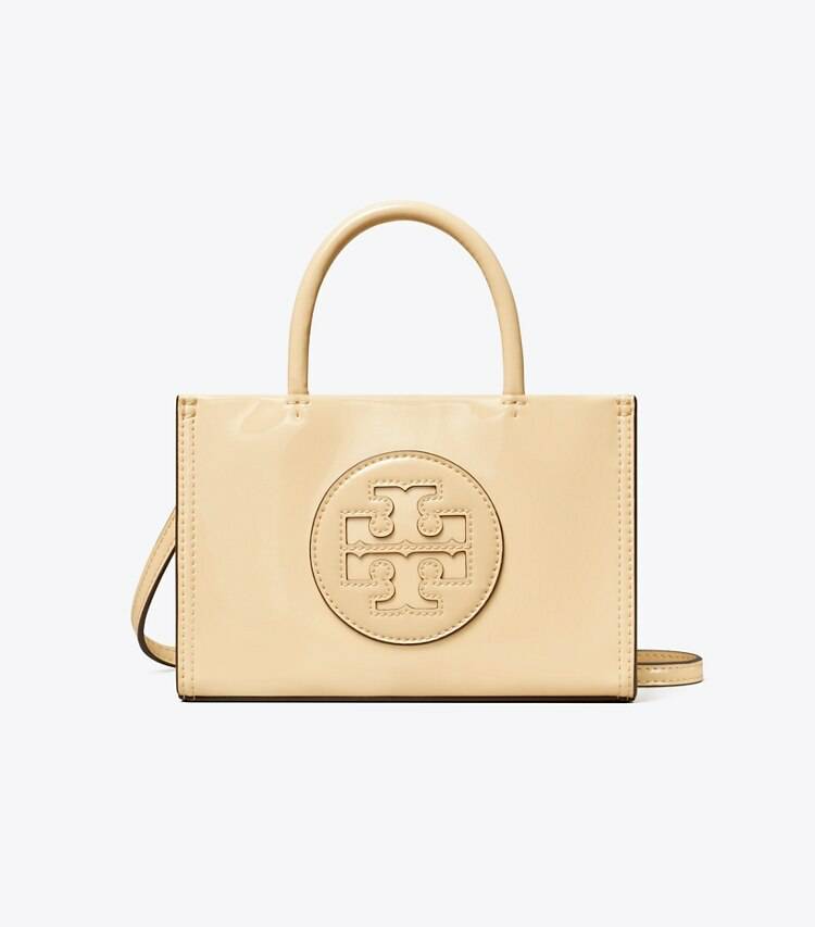 Mini Ella Bio Patent Tote Tory Burch Crossbody Bags Women Vanilla Soft Serve - Image 5