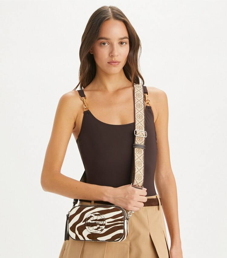 Mini Miller Calf Hair Crossbody Bag Tory Burch Zebra Women Crossbody Bags - Image 2