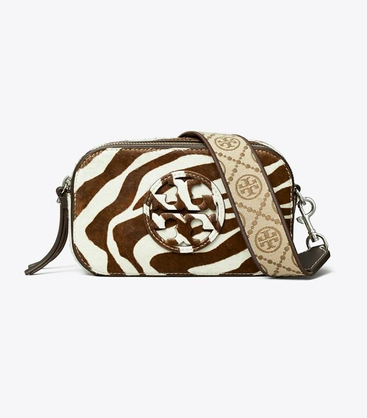 Mini Miller Calf Hair Crossbody Bag Tory Burch Zebra Women Crossbody Bags - Image 3