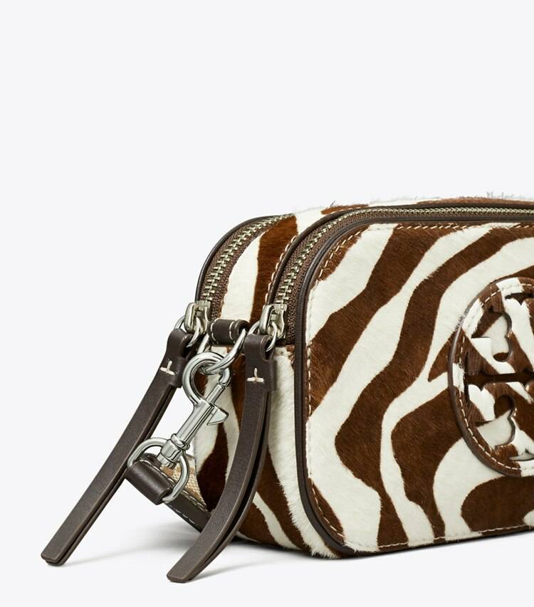 Mini Miller Calf Hair Crossbody Bag Tory Burch Zebra Women Crossbody Bags - Image 4