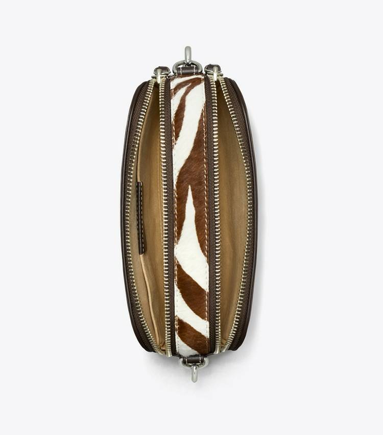 Mini Miller Calf Hair Crossbody Bag Tory Burch Zebra Women Crossbody Bags - Image 5