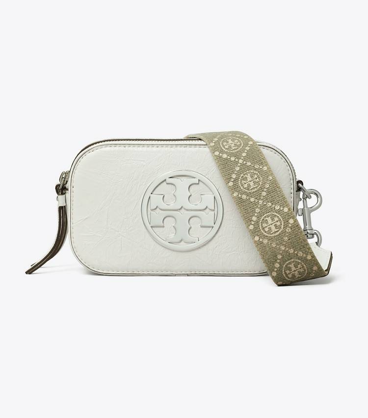 Mini Miller Crinkle Crossbody Bag Women Blanc Tory Burch Crossbody Bags - Image 3