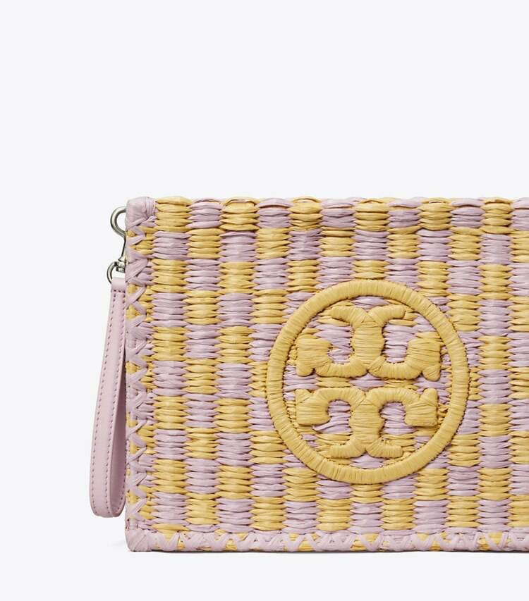 Pale Purple Ella Hand-Crocheted Pouch Women Wristlets Tory Burch - Image 3