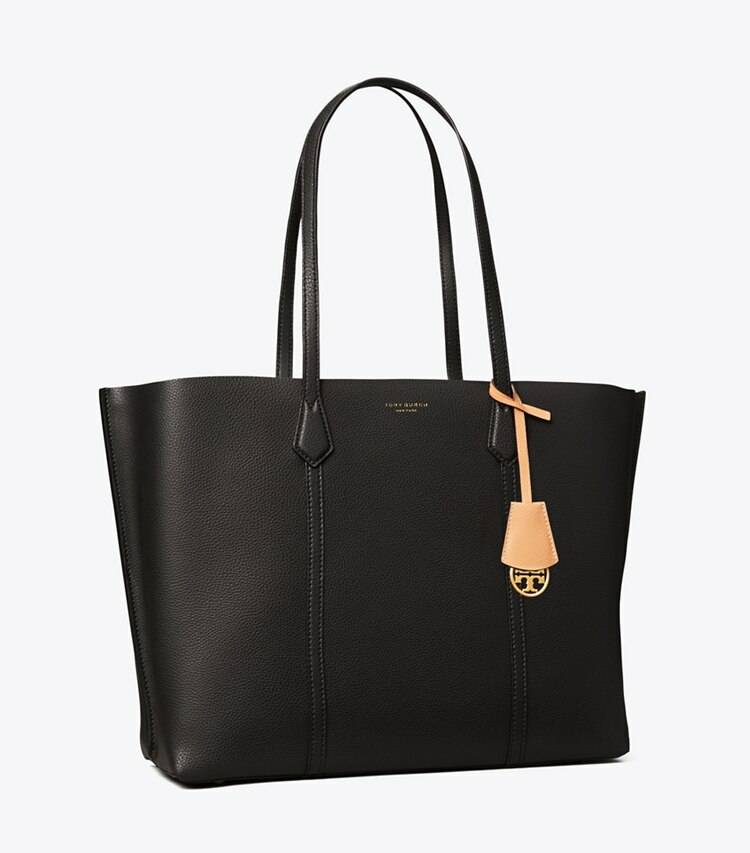 Perry Triple-Compartment Tote Women Black Tote Bags Tory Burch