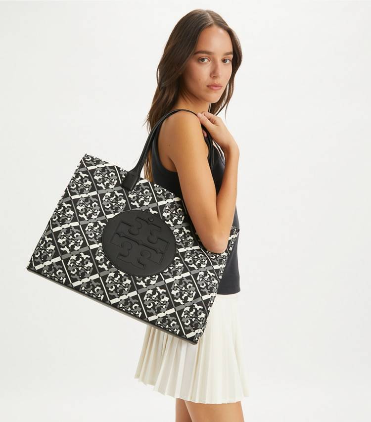 Prismatic Logo Tote Bags Ella Printed Tote Women Tory Burch - Image 3