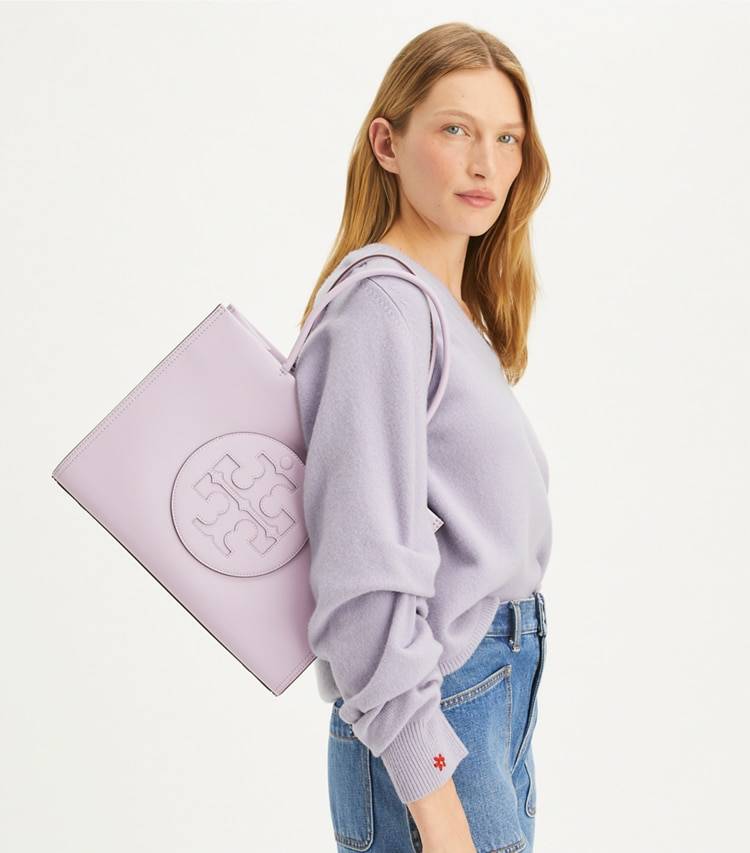 Purple Heather Tory Burch Women Tote Bags Small Ella Bio Tote - Image 2